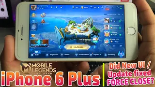 Mobile Legends: Bang Bang Gameplay on iPhone 6 / 6 Plus on New UI Update (DID FORCE CLOSING FIXED??)