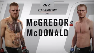 UFC Conor Mcgregor VS Michael McDonald