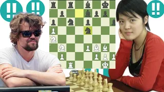 Punk chess game | Hou Yifan vs Magnus Carlsen 3