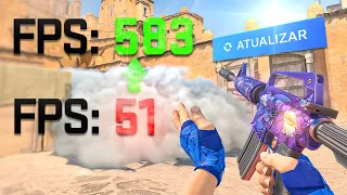 Não é o FIM! Descobri COMO AUMENTAR o FPS no CS 2 depois da ATUALIZAÇÃO