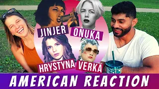 JINJER, KHRYSTYNA SOLOVIY, ONUKA, VERKA SERDUCHKA — РЕАКЦІЯ АМЕРИКАНЦІВ [Ukrainian Music Reaction]