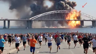 THE CRIMEA BRIDGE IS LOST FOREVER! Secret US Rocket Detonates 478 Tons of Russian Ammunition