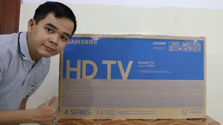 Samsung 32 Inch Smart TV Unbox and Setup | Tizen OS