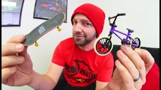 FINGER BMX VS  FINGER SKATEBOARD! / Which is better!?