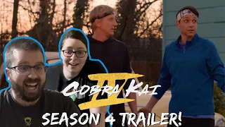 Cobra Kai Season 4 Official Trailer REACTION! (WE ARE SO EXCITED!)