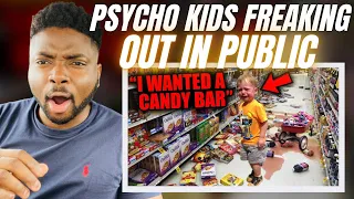 🇬🇧BRIT Reacts To TOP 5 PSYCHO KIDS FREAKING OUT IN STORES!