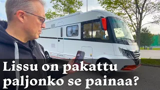 Lähtövalmistelut & autonpakkaus paljonko auto painaa