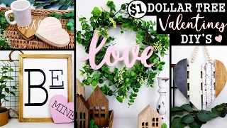 NEW* DOLLAR TREE VALENTINES DAY DIY'S | AMAZING $1 HIGH END Home Decor On a BUDGET 2021