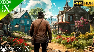 Red Dead Redemption 2 is JUST A MASTERPIECE XBOX series X Realistic Ultra Graphics Gameplay 4K