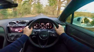 POV Video of my New Bentley Bentayga 2021, start up, launch control, Rev off & acceleration