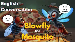 English Conversation |  Blowfly and  Mosquito  | English Practice |  English - हिंदी