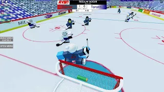 Big shutout win over Toronto (Ro-hockey world tour)