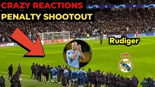 Man City-Real Madrid penalty shoot-out: Rudiger reacted crazy to the penalty goal