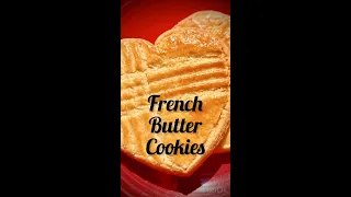 French Butter Cookies / Classic Sablé Breton by Double Stop Bake Shop #shorts