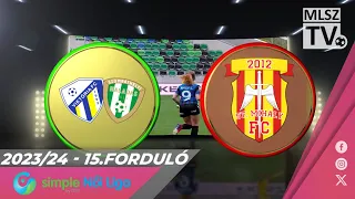 Haladás Viktória - KÉSZ-St. Mihály-Szeged | 2-3 | Simple Női Liga | 15. forduló | MLSZTV