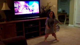 AWSOME LITTLE GIRL (TAYLOR) DOING TINA TURNER (ROLLING ON THE RIVER)