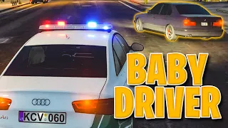 Kas gali pagauti baby driver'į ?! NIEKAS!!! // GTA Role Play // S01E13