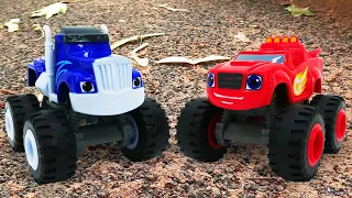 Brincadeiras no parquinho com o Blaze e as Monster Machines em português