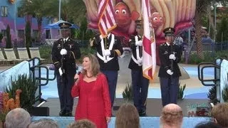 Voices of Liberty sings United States National Anthem at Disney's Art of Animation Resort