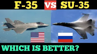 SU-35 VS F-35 FIGHTER JETS SPECIFICATIONS COMPARISON.