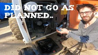 Bobcat 743 Skid Steer Fluids Change and Alternator Replacement