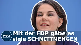 ANNLENA BAERBOCK: Mögliche Koalition mit der FDP? Man suche nicht nur kleinsten gemeinsamen Nenner