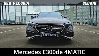 2024 Mercedes E300de Sedan 4Matic 313hp | Walkaround | Acceleration | Sound | Range test | 4K