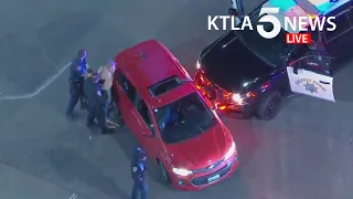Reckless driving suspect detained after pursuit ends in Eagle Rock