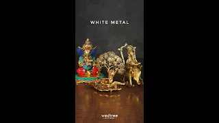 Divine Artifacts in White Metal | by Wedtree #shorts