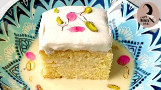 Saffron Milk Cake | Three Milk Cake