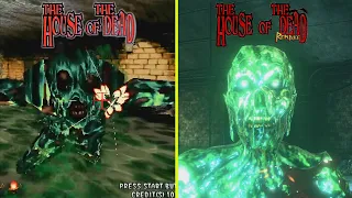 The House of the Dead Remake vs Original Arcade Graphics Comparison