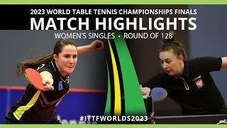 Natalia Bajor vs Sabine Winter | WS R128 | 2023 ITTF World Table Tennis Championships Finals