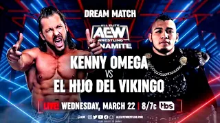 Kenny Omega vs El Hijo Del Vikingo Dynamite 3/22/2023 Highlights