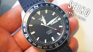 SEIKO 5 SRP665 Watch Review - How to use a Compass Watch?