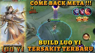 Build Luo Yi Tersakit Terbaru❗Gameplay Luo Yi Terbaru❗Tutor Luo Yi Sakit ~ #mlbb #luoyi