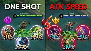 Moskov One Shot Build vs Moskov Attack Speed Build