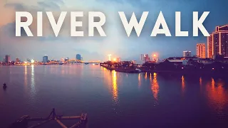 WALK WITH ME Along The River in DA NANG Vietnam | Relaxing Playlist + City Sounds | Evening Ambiance