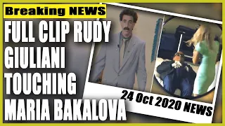 FULL CLIP Rudy Giuliani Borat clip shows him touching Maria Bakalova and asking her