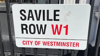 SAVILE ROW | A WALKING TOUR OF THE CAPITAL OF MEN'S STYLE