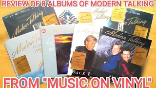 Review of 8 albums of Modern Talking on coloured vinyls from "Music On Vinyl"