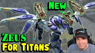NEW Titan ZEUS Weapons: FULGUR & TONANS War Robots Test Server WR