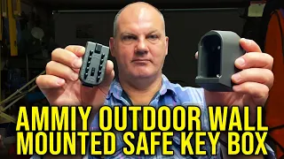 AMMIY outdoor wall mounted safe key box Nestling Combination Key Lock Box