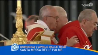 Santa Messa delle Palme - Domenica 9 aprile dalle 10.00 su TV 2000