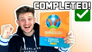 I *COMPLETED* my PANINI EURO 2020 Sticker Album!! (Tournament Edition!)