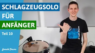 Schlagzeugsolo für Anfänger Teil 10 / Beginner Drum Solo 2022 - Gerald Drums