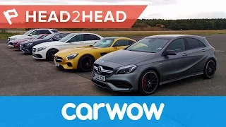 Ultimate Mercedes-AMG Drag Race: six cars... 2983hp... one winner! | Head2Head