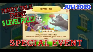 Playrix Homescapes : SPECIAL EVENT FURRY TALE JULY 2020 | 8 LEVEL FULL!!! ALL REWARDS