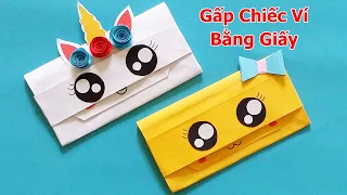 Cách gấp cái Ví bằng giấy | How to make a paper wallet | Liam Channel