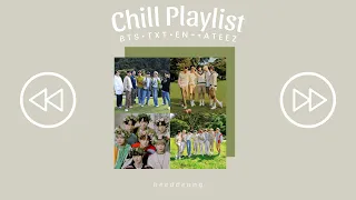 b t s • t x t • e n h y p e n • a t e e z ~ chill/sleep/study playlist