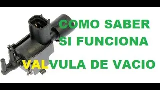 COMO SABER SI UNA VALVULA DE VACIO FUNCIONA O NO - Vacuum Solenoid valve